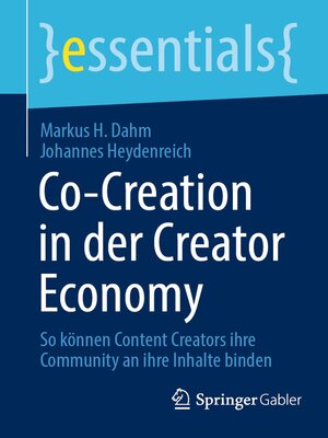 cover image of Co-Creation in der Creator Economy
